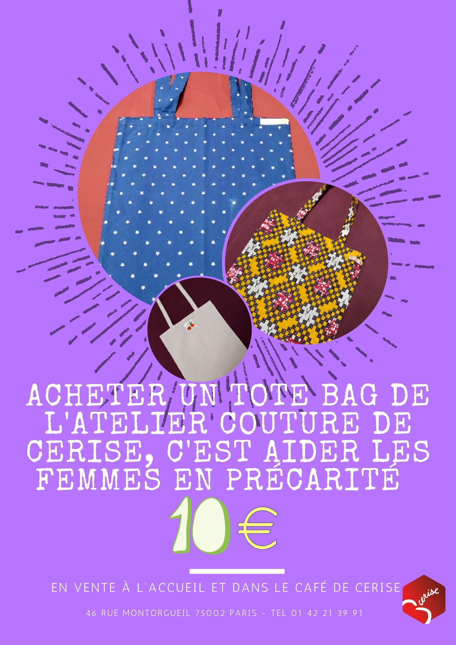 Acheter un tote bag de l'atelier couture de Cerise, c'est aider les femmes en précarité.jpg